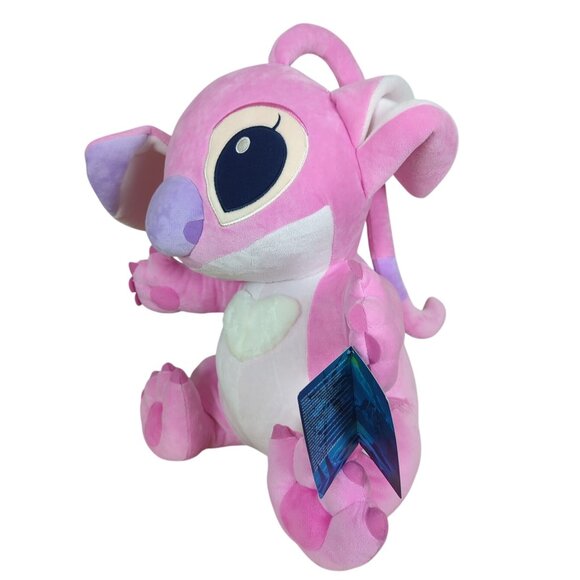 Disney Store Angel Plush Lilo & Stitch Pink Stuffed Animal 18" w/ Tags - Picture 5 of 16